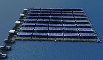 Flexible, robust construction and wind- and wave-resistant cabling