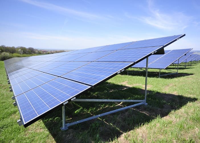 Ground-mounted photovoltaic constructions